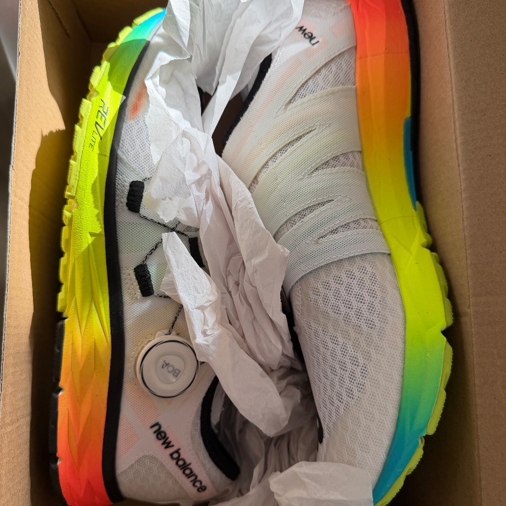 New Balance Fresh Foam MARISMW3 BOA Gradient Mesh Running Shoes White Men